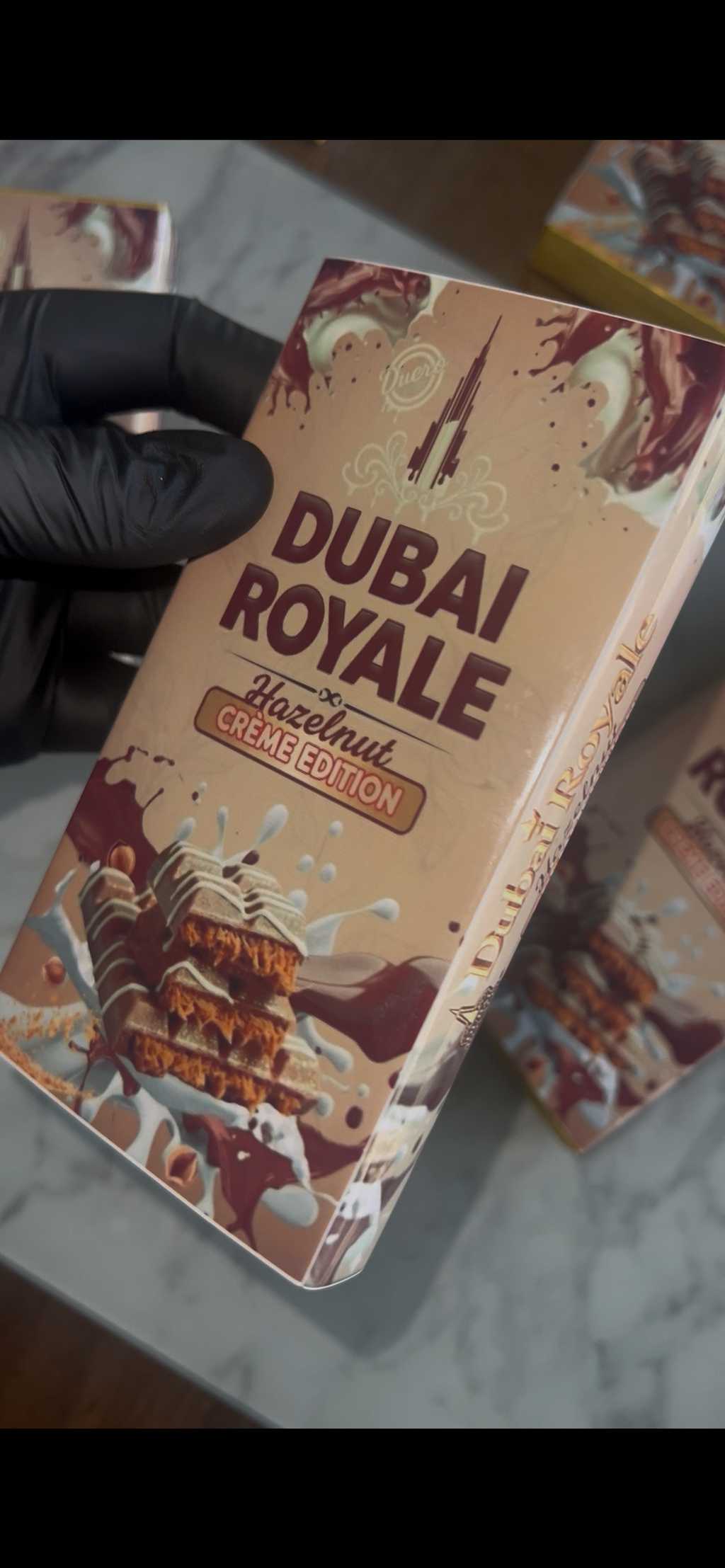 Dubai Royale Hazelnut Creme Bar (6pcs Bars)