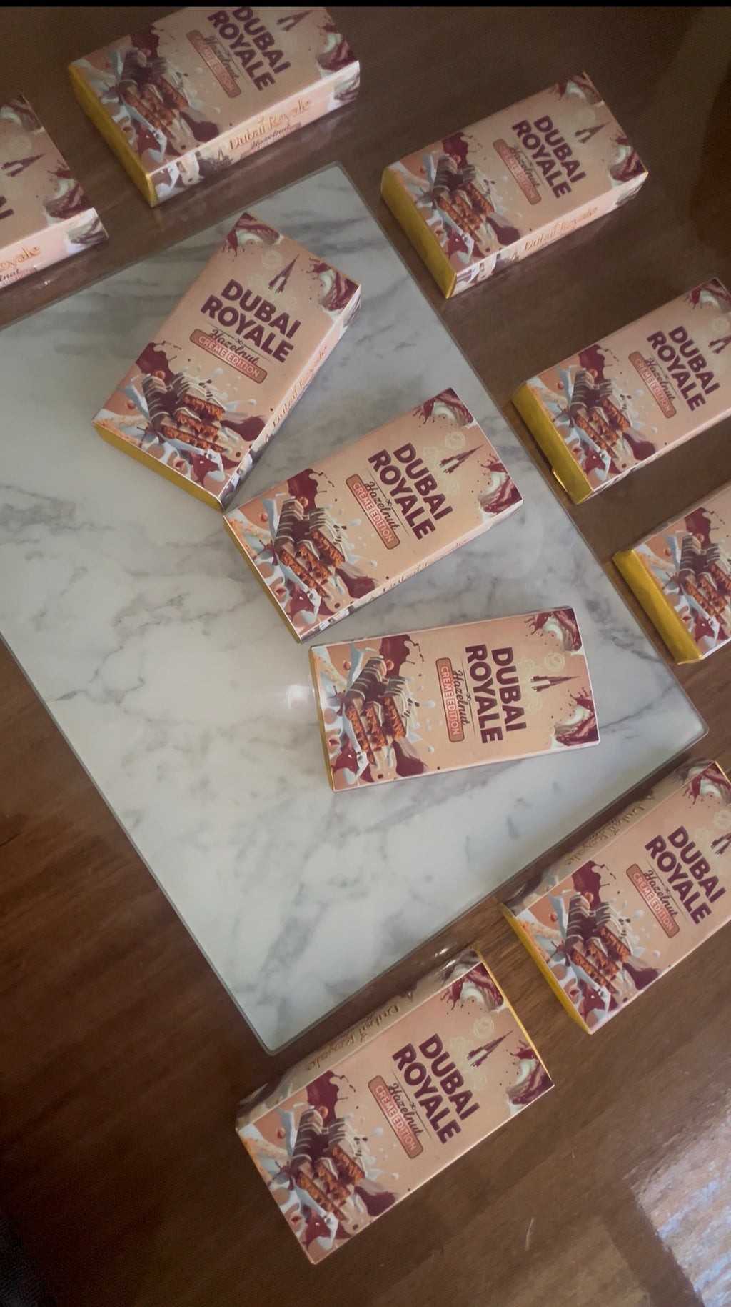 Dubai Royale Hazelnut Creme Bar (6pcs Bars)