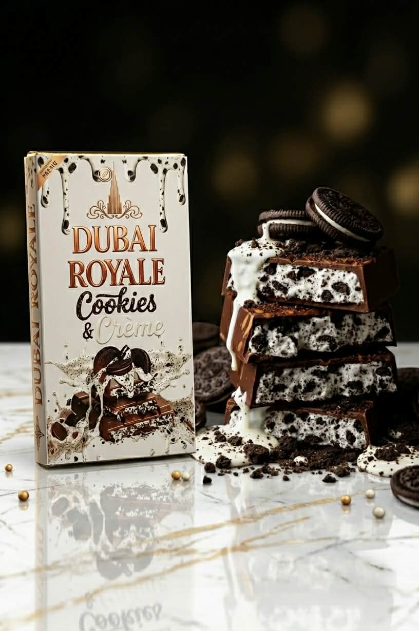 Dubai Royale Cookies & Cream Edition (6 Pcs Bars)