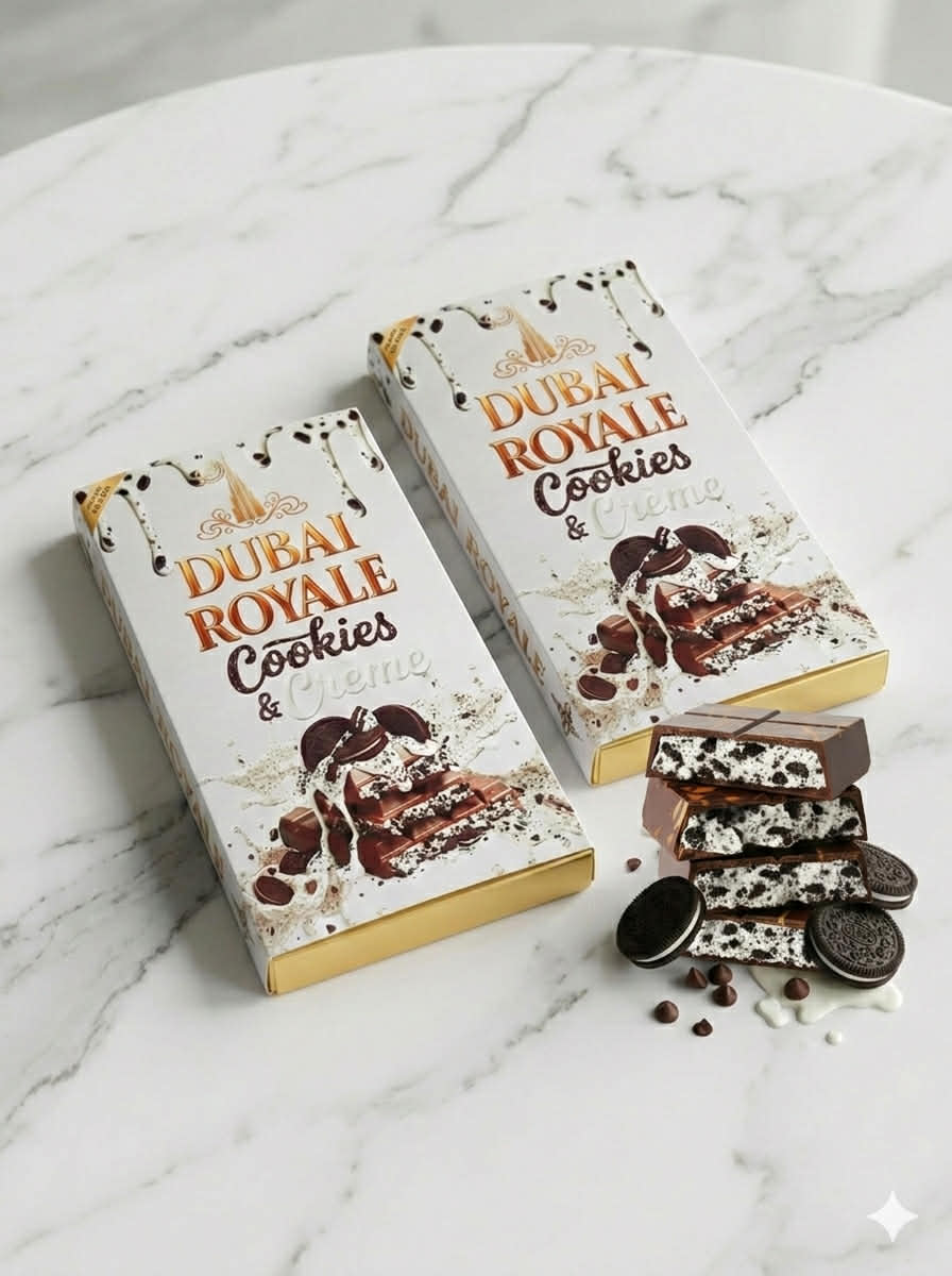 Dubai Royale Cookies & Cream Edition (6 Pcs Bars)