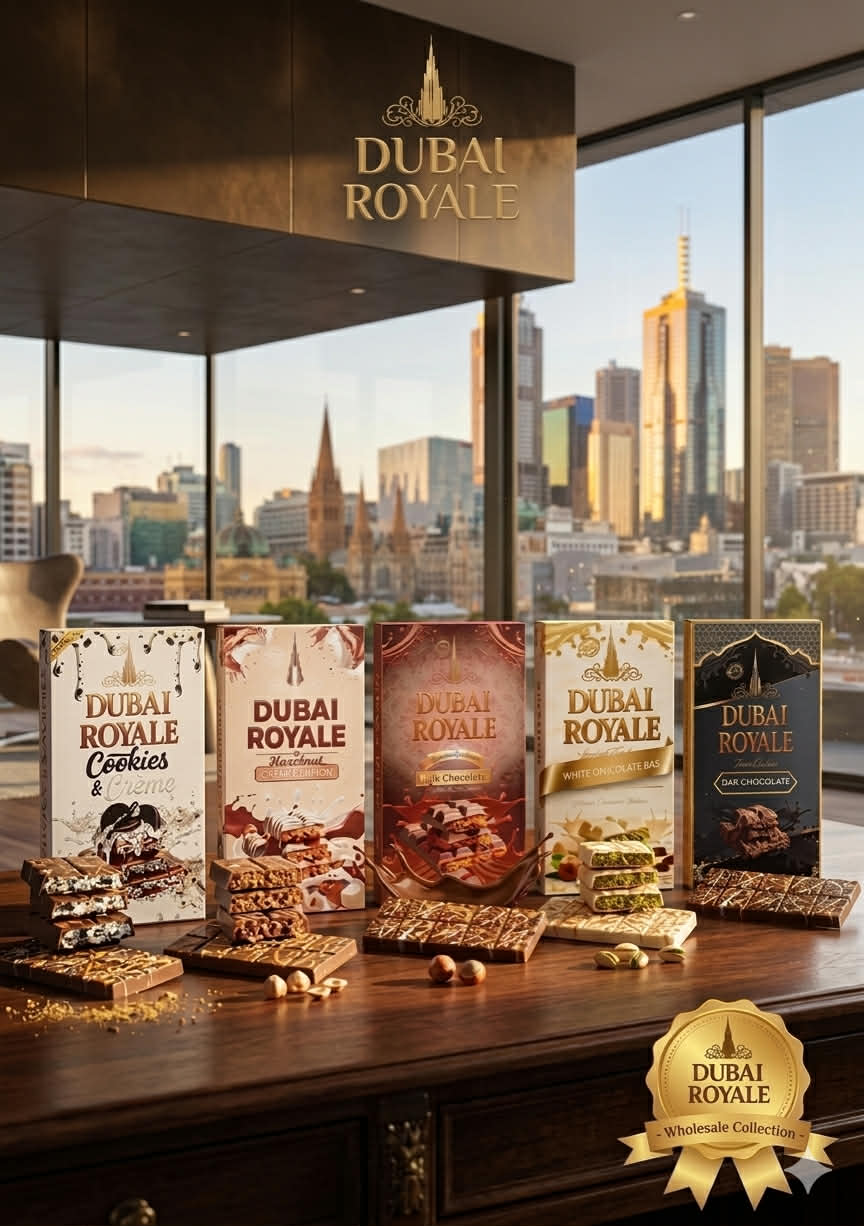 Dubai Royale Chocolate Bars (Wholesale 50 Pack Mixed)